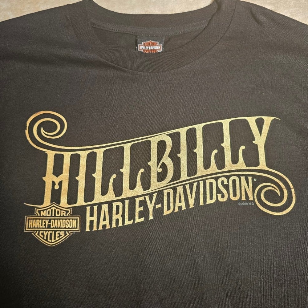 Harley-Davidson‎ Gatlinburg TN Hillbilly T-Shirt M 2XL Black Smoky Mountain 2019
